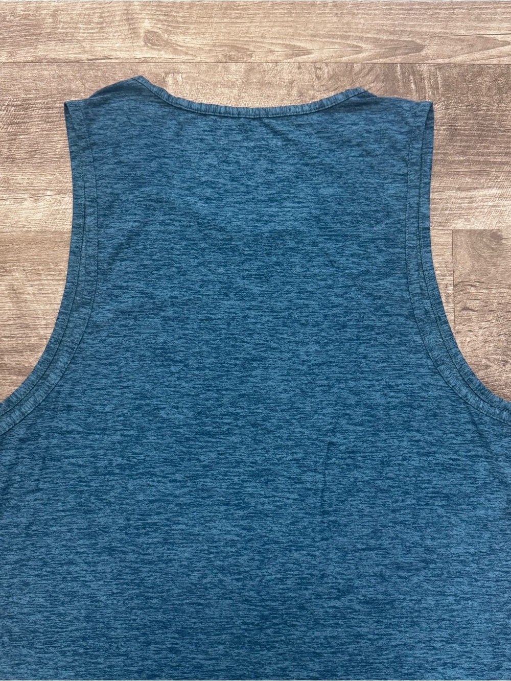 Outdoor Voices All Day Tank Top Teal Space Dye Performance Mens Sz. M - Picture 7 of 7